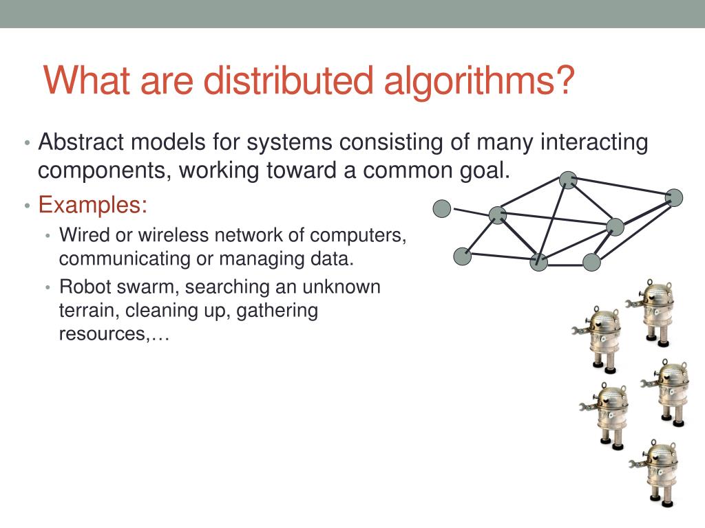 PPT Distributed Algorithms and Biological Systems PowerPoint