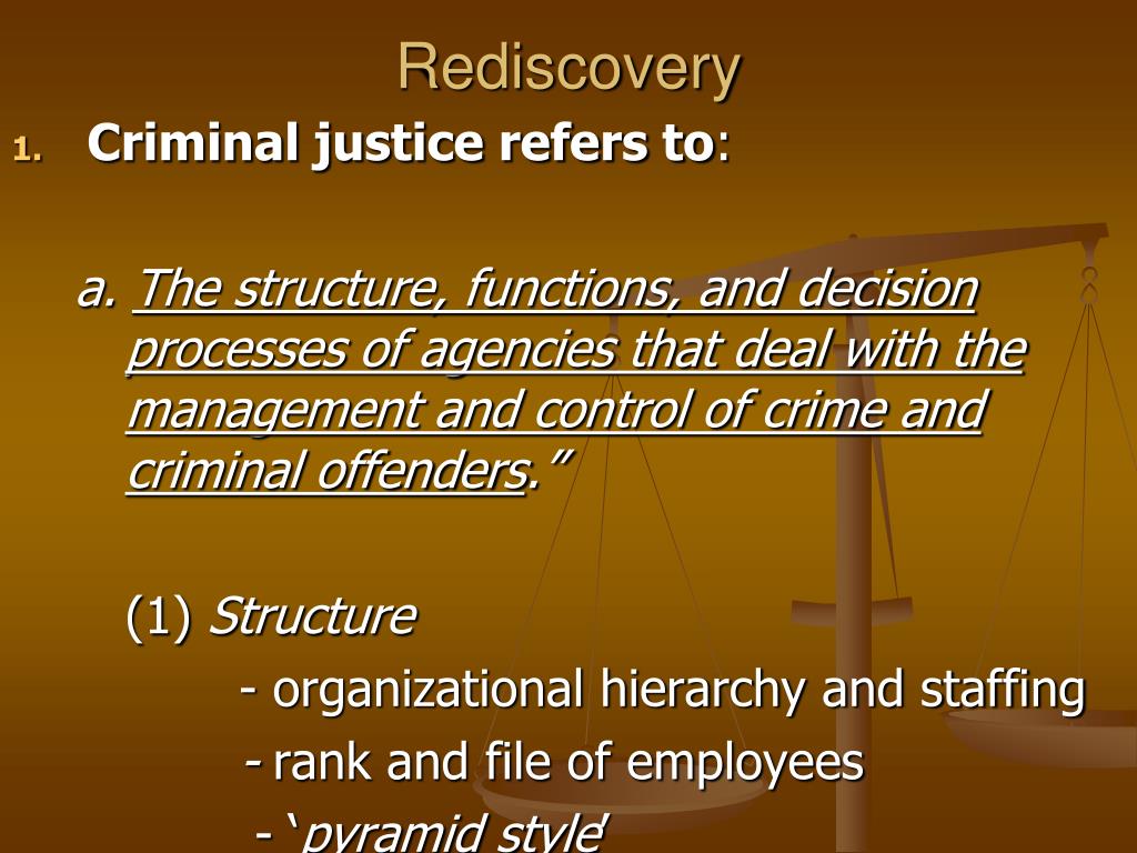 PPT Understanding the Criminal Justice System PowerPoint Presentation