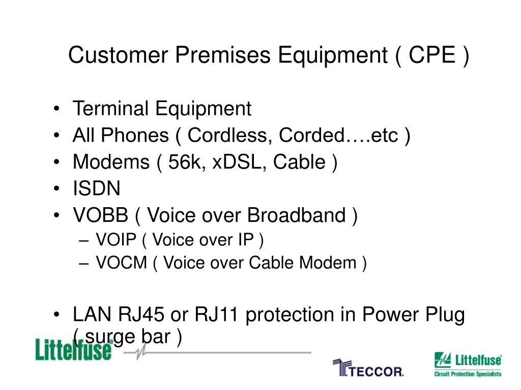 PPT Customer Premises Equipment ( CPE ) PowerPoint Presentation, free