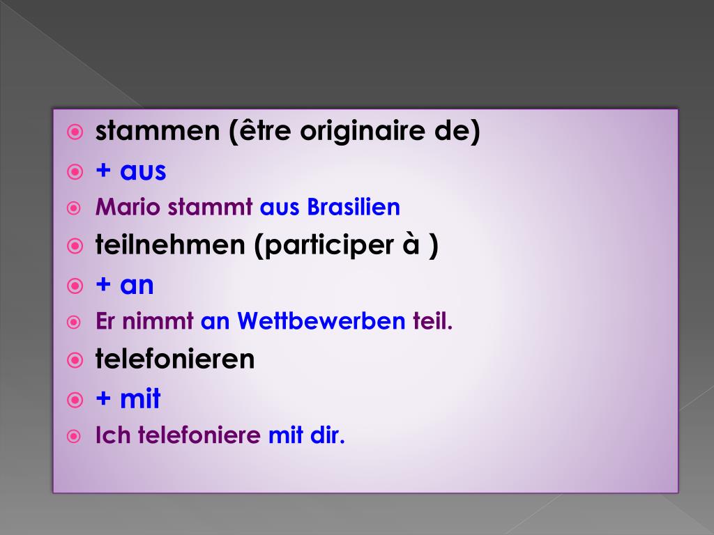 Teilnehmen An Dativ Oder Akkusativ