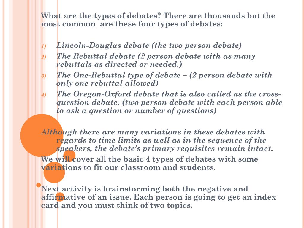 Oregon Oxford Debate Fallacies DEBATERAI