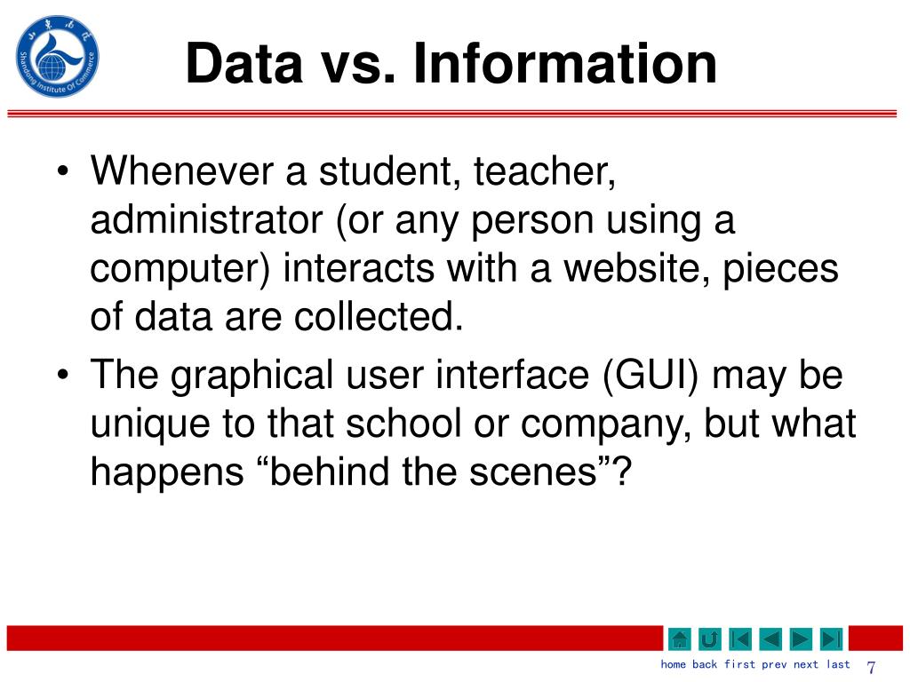 PPT Data vs. Information PowerPoint Presentation, free download ID
