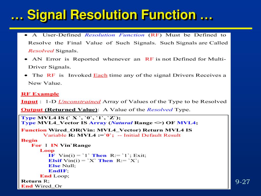 PPT COE 405 Dataflow Descriptions in VHDL PowerPoint Presentation