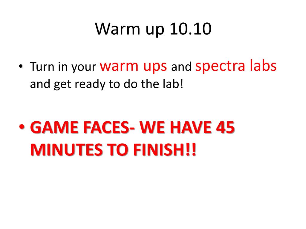 PPT October 1415 warm ups PowerPoint Presentation, free download ID