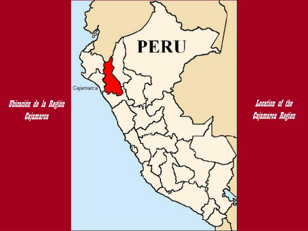 China Map With Cajamarca PPT CAJAMARCA La ciudad The city PowerPoint Presentation, free