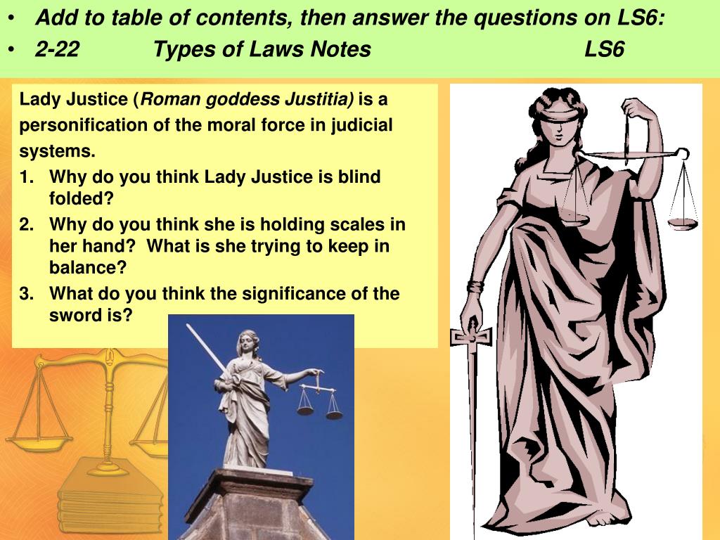 PPT Lady Justice ( Roman goddess Justitia) is a personification of