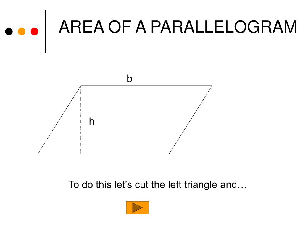PPT Areas of Parallelograms and Triangles PowerPoint Presentation