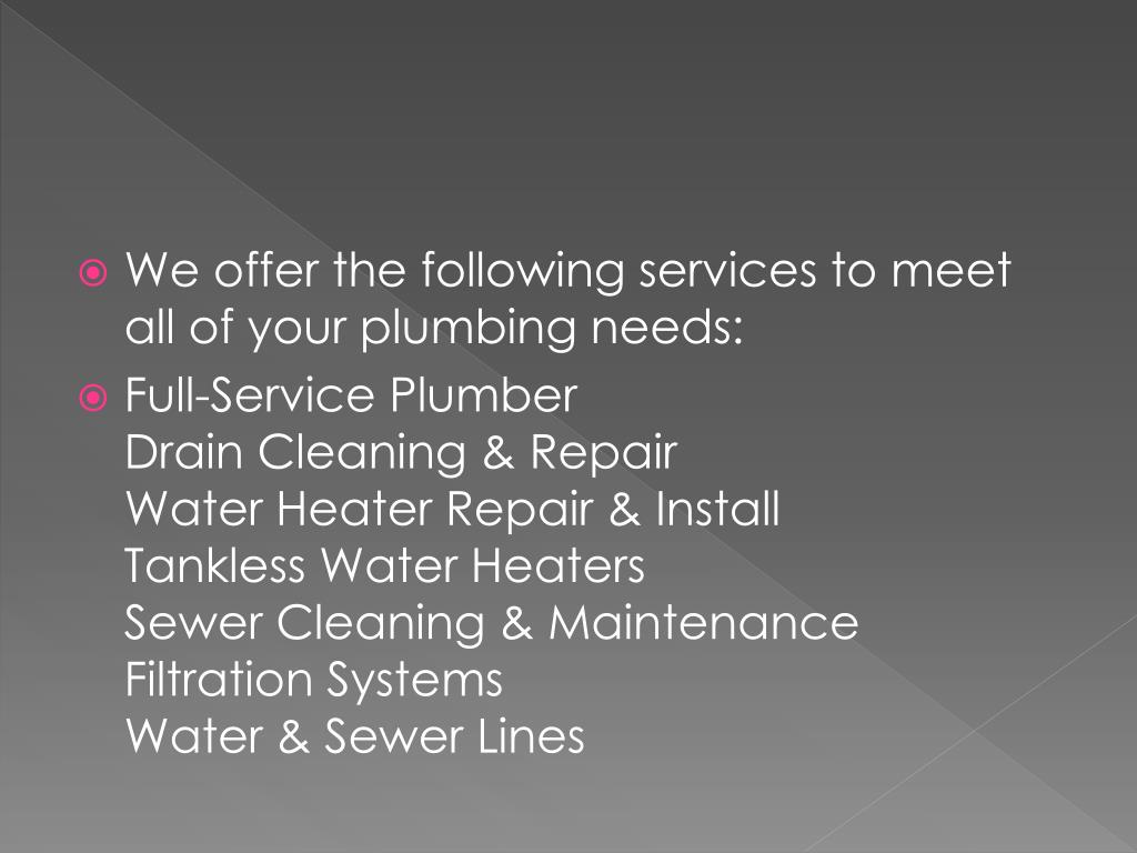 PPT Plumbing Contractor Pensacola, FL PowerPoint Presentation, free