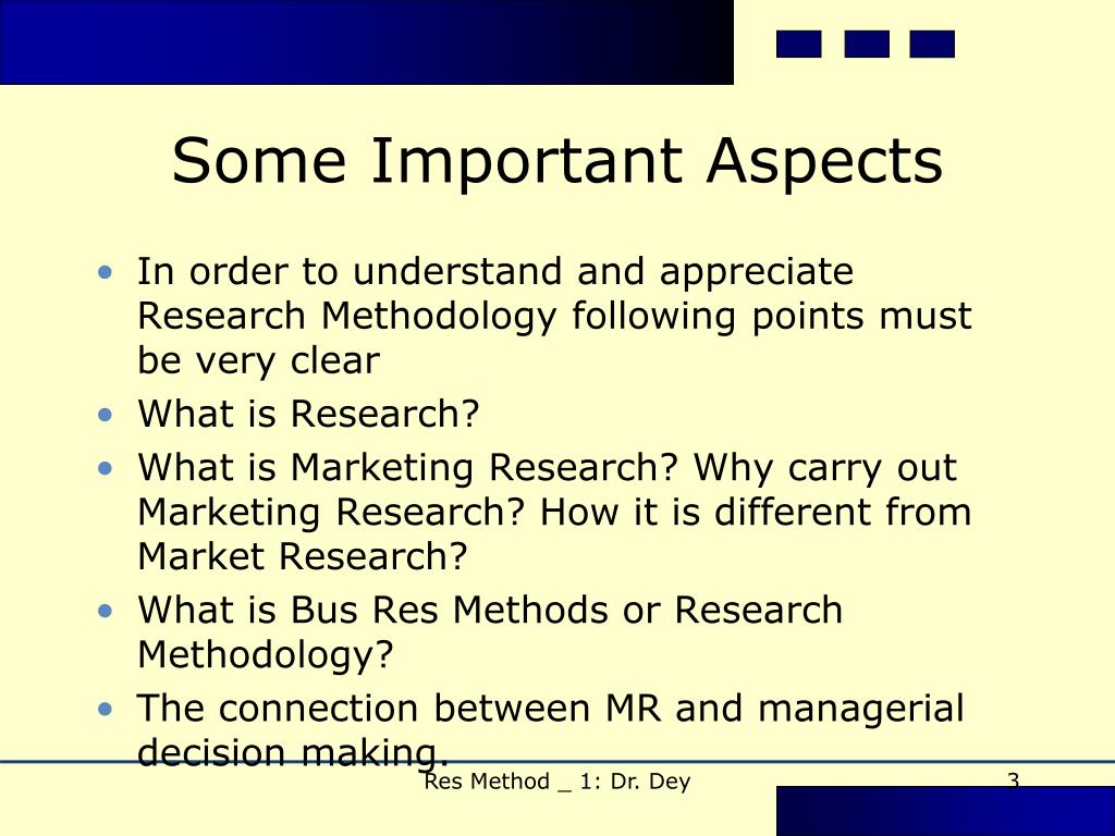 PPT Introduction, Nature & Scope of Marketing Research