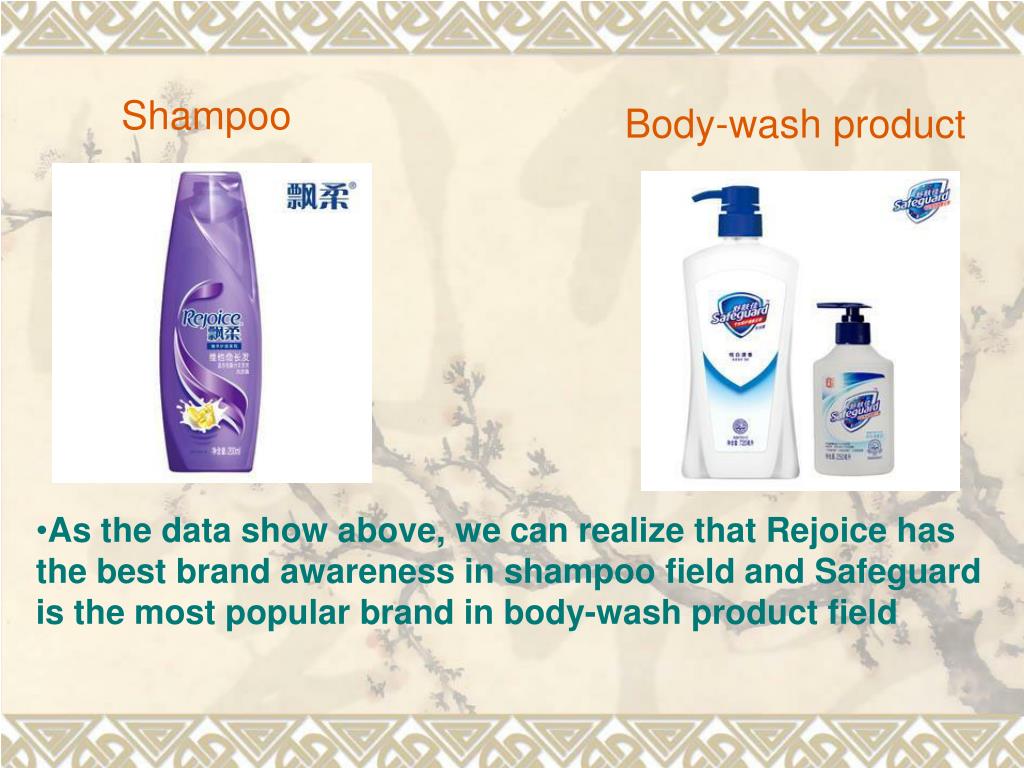 PPT Marketing research about shampoos and body wash products