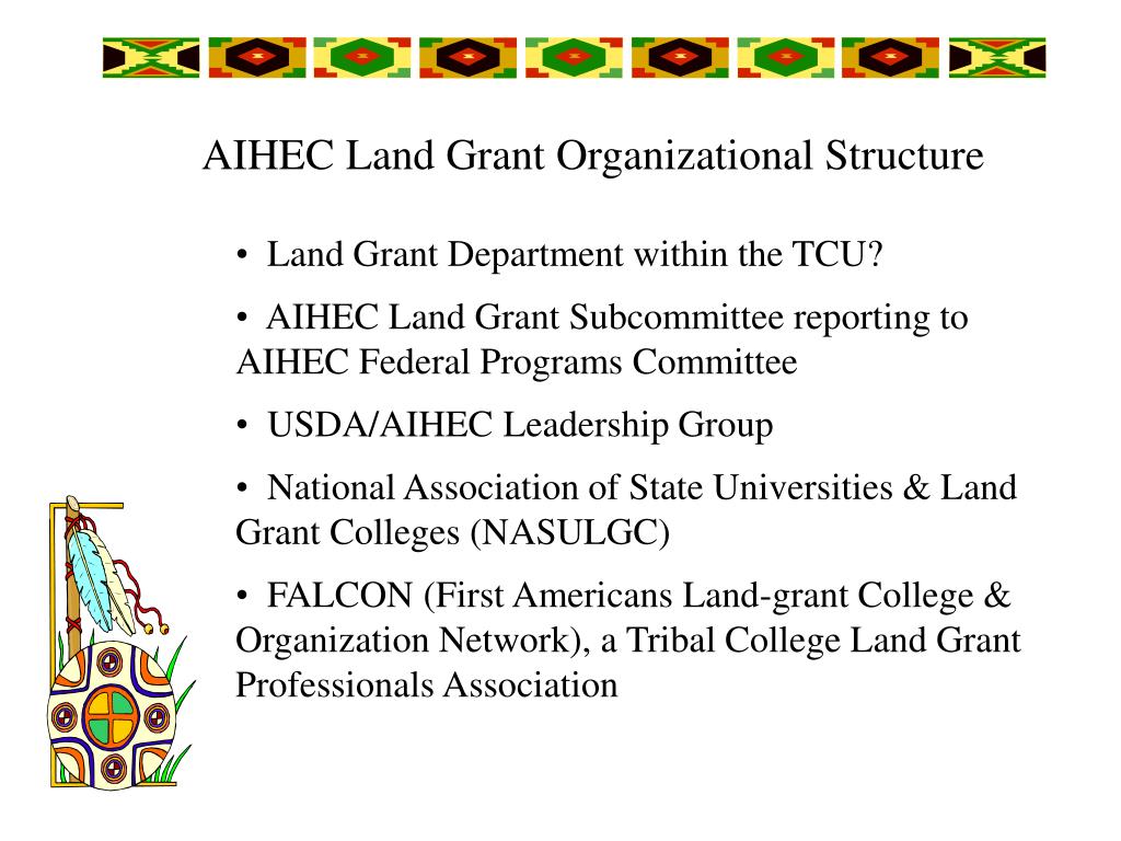 PPT The 1994 Land Grant Institutions (Tribal Colleges and