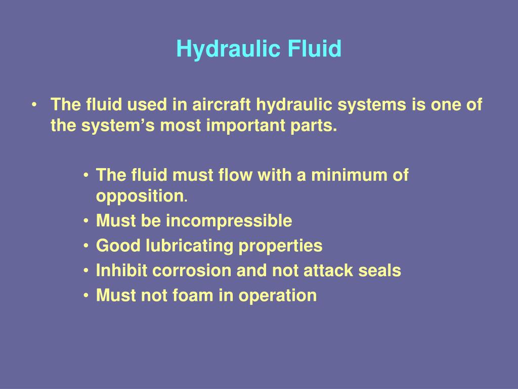 PPT Lesson 11 Aircraft Hydraulic Systems PowerPoint Presentation