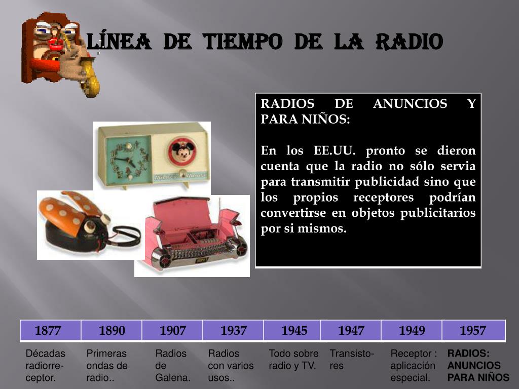 PPT LÍNEA DE TIEMPO DEL RADIO…. PowerPoint Presentation, free