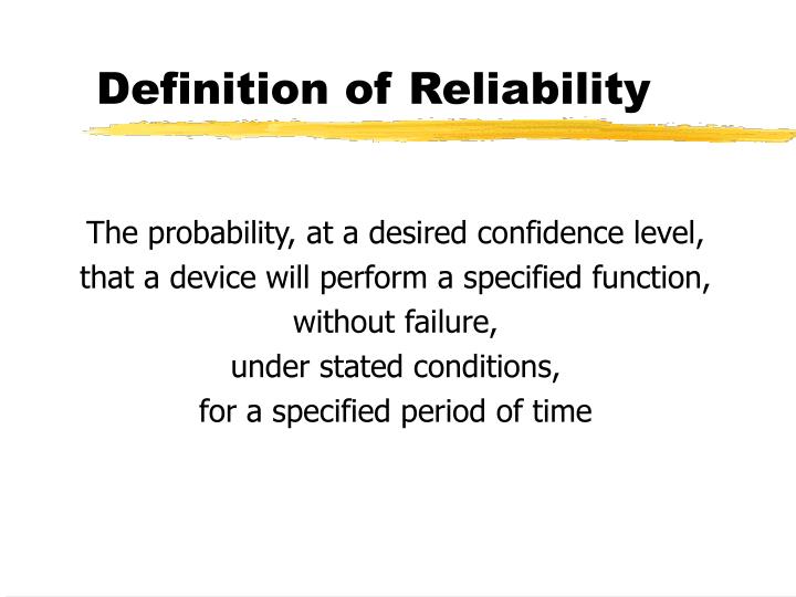 PPT Reliability Engineering PowerPoint Presentation ID6177862