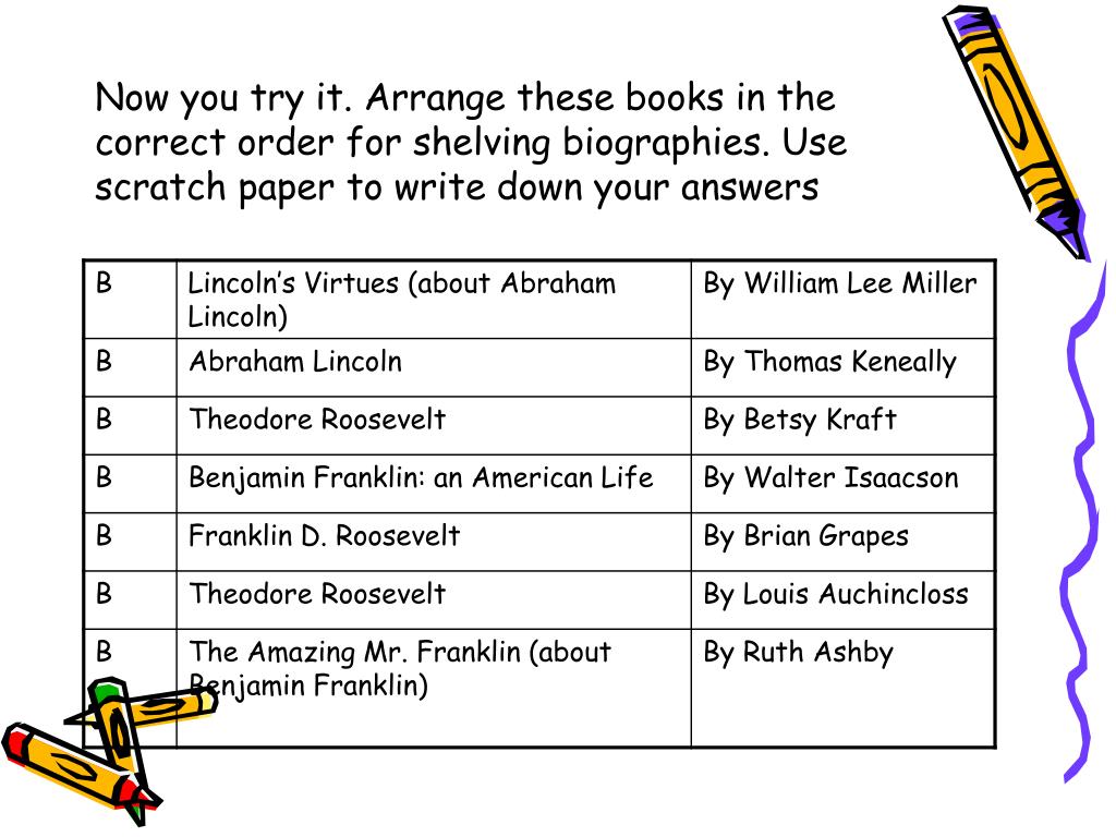PPT Guidelines for Shelving and ShelfReading PowerPoint Presentation