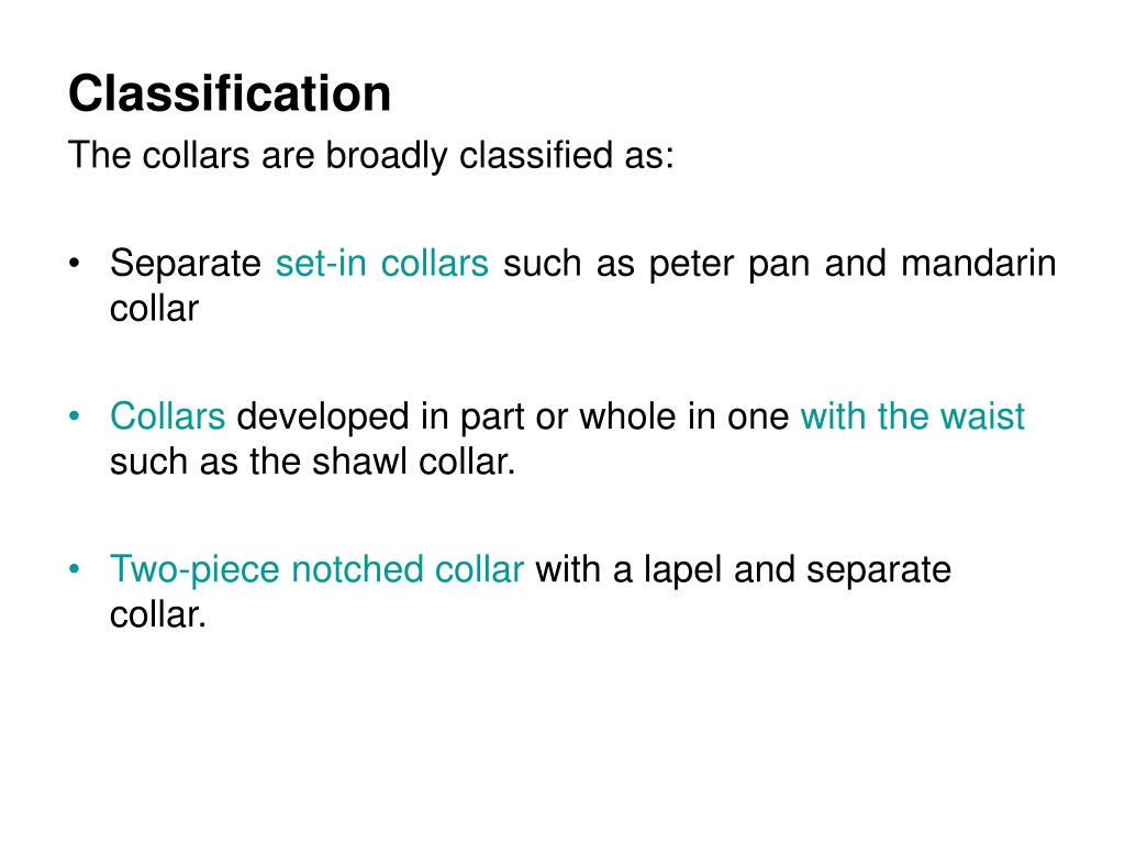 PPT COLLARS PowerPoint Presentation, free download ID6184325