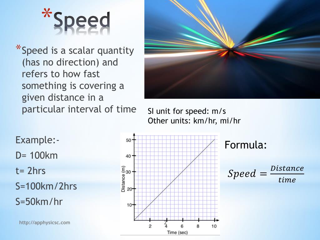 PPT Speed, Velocity and Acceleration PowerPoint Presentation, free