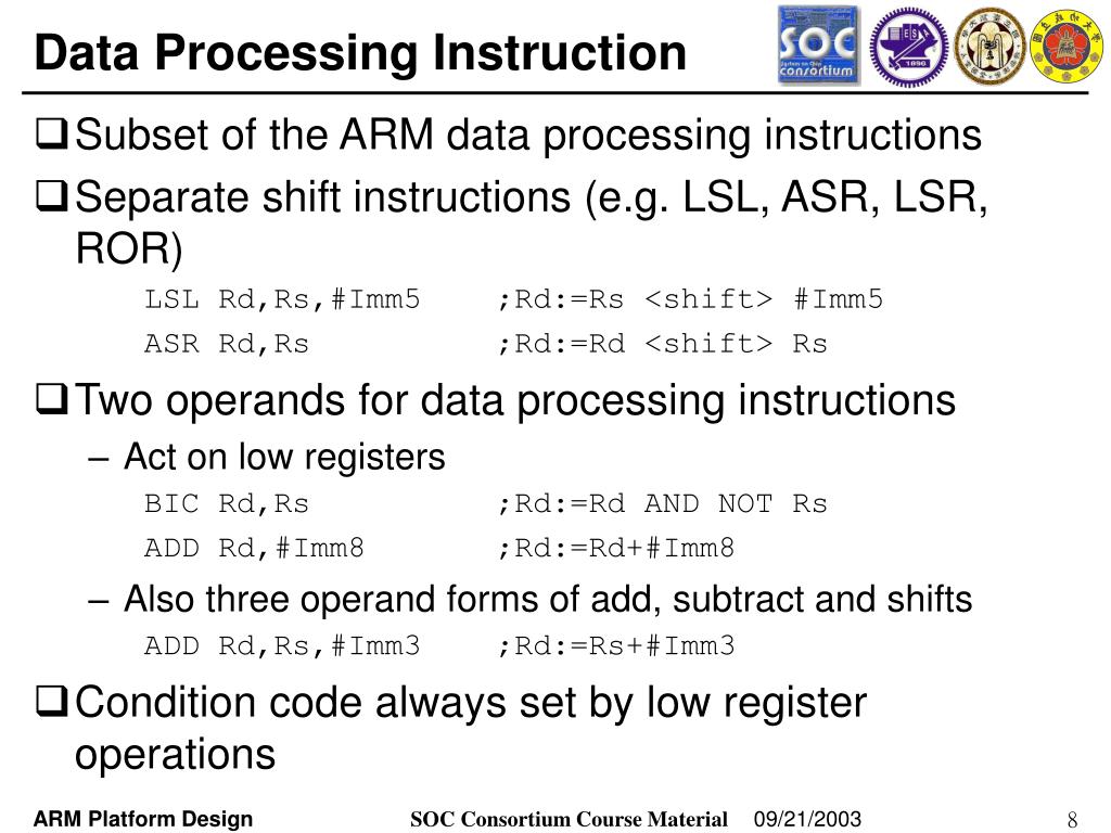 PPT ARM Processor Architecture (I) PowerPoint Presentation, free