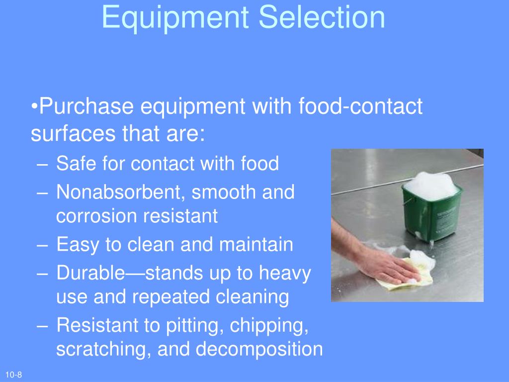 PPT Chapter 10 Sanitary Facilities and Equipment PowerPoint