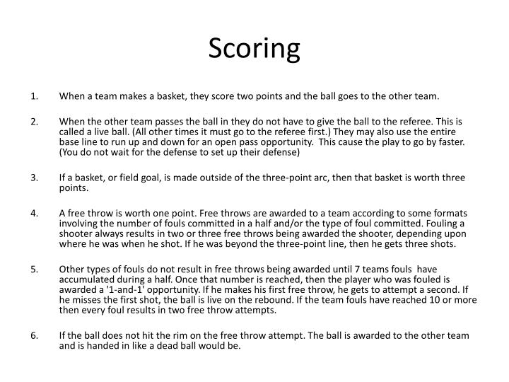 PPT Basketball Rules and Regulations PowerPoint Presentation ID6186927