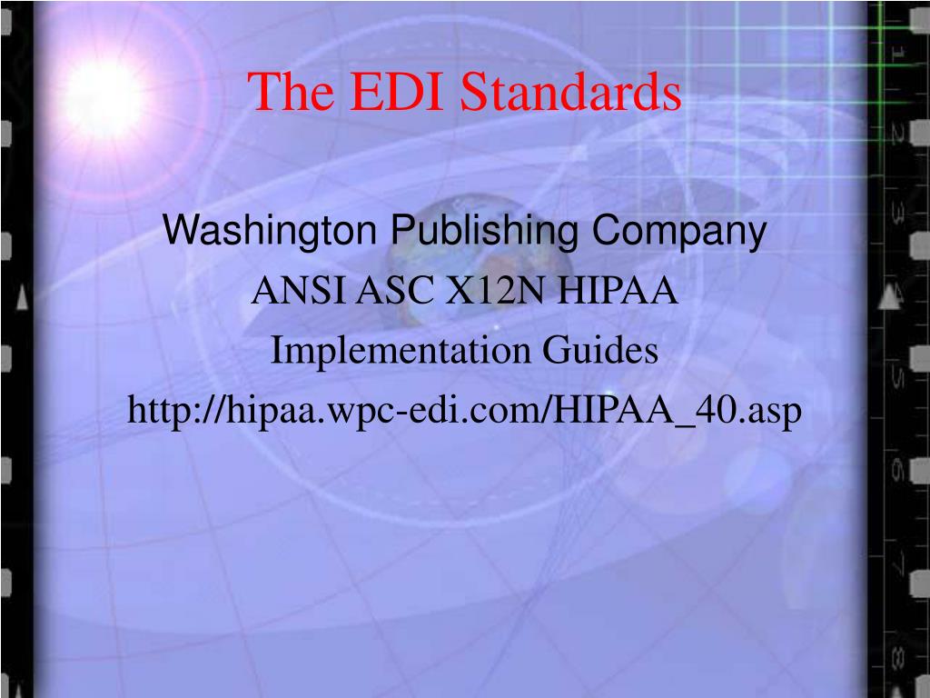 PPT Electronic Data Interchange Assessment Strategies PowerPoint