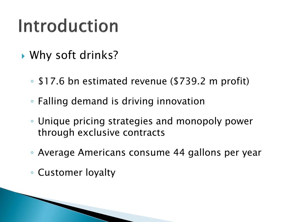 PPT The Soft Drink Industry PowerPoint Presentation, free download