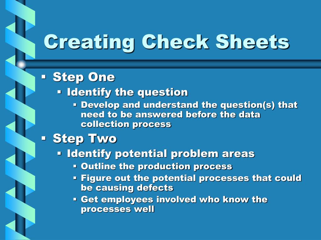 PPT Check Sheet Implementation PowerPoint Presentation, free download