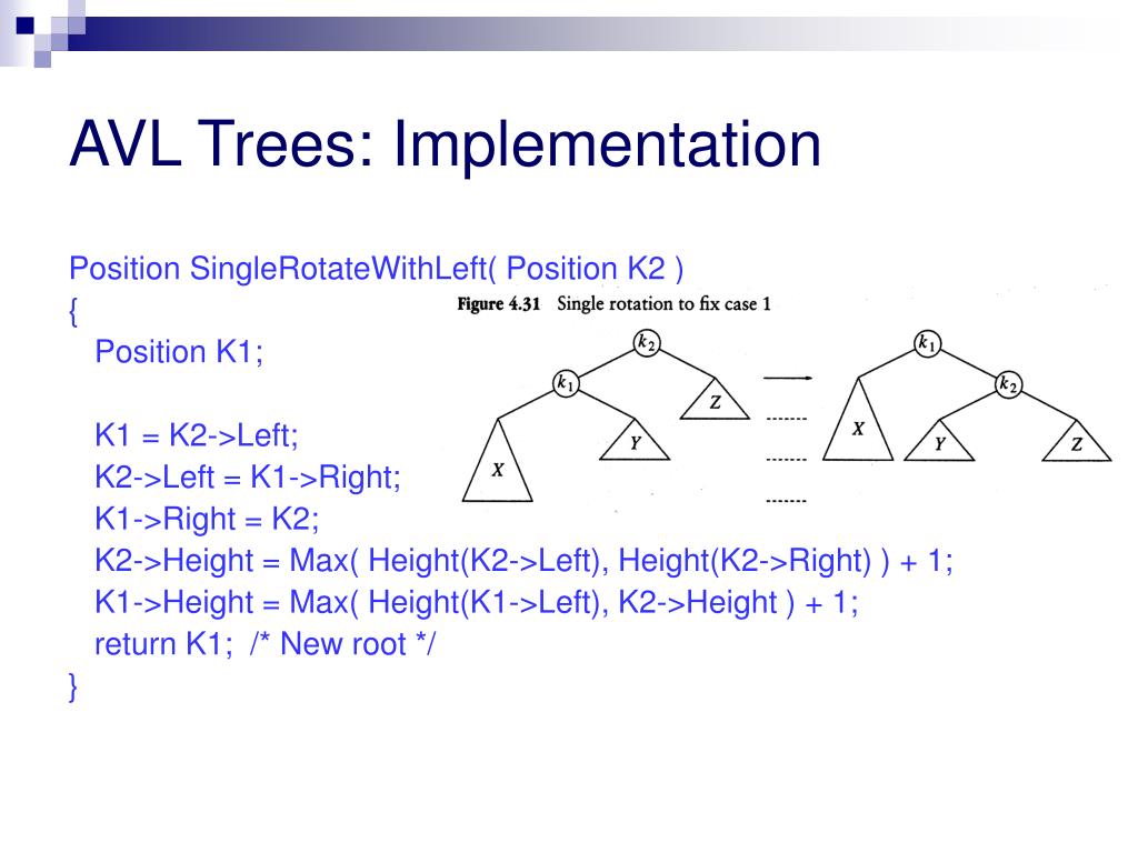 PPT AVL Trees Implementation PowerPoint Presentation, free download