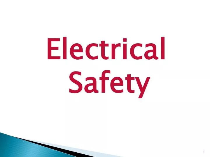 PPT Electrical Safety PowerPoint Presentation, free download ID6199528