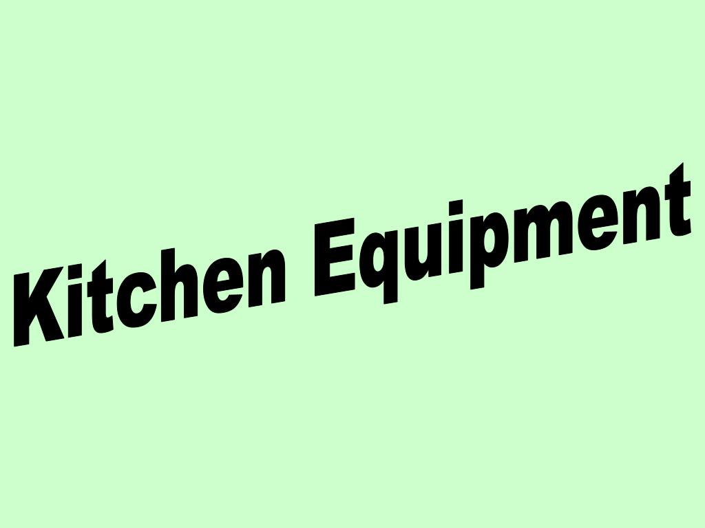 PPT Kitchen Equipment PowerPoint Presentation, free download ID6202646