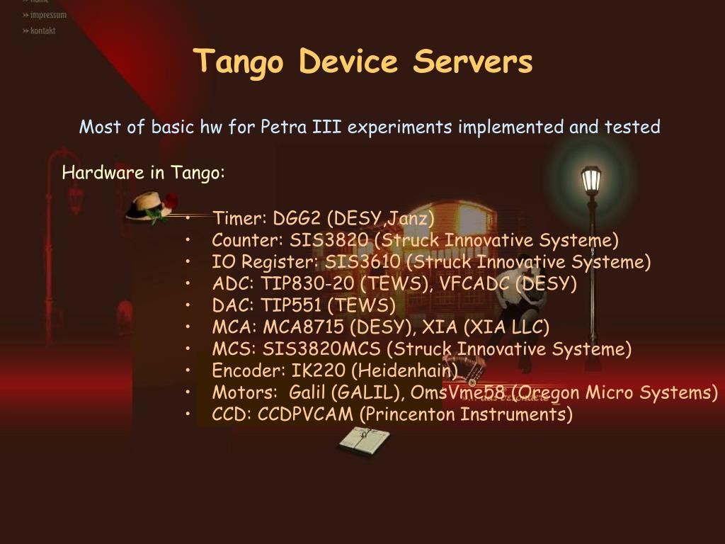 PPT Tango at Hasylab PowerPoint Presentation, free download ID6203611