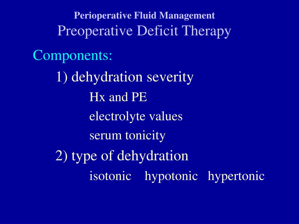 PPT Pediatric Fluid Management and Blood Product Therapy PowerPoint