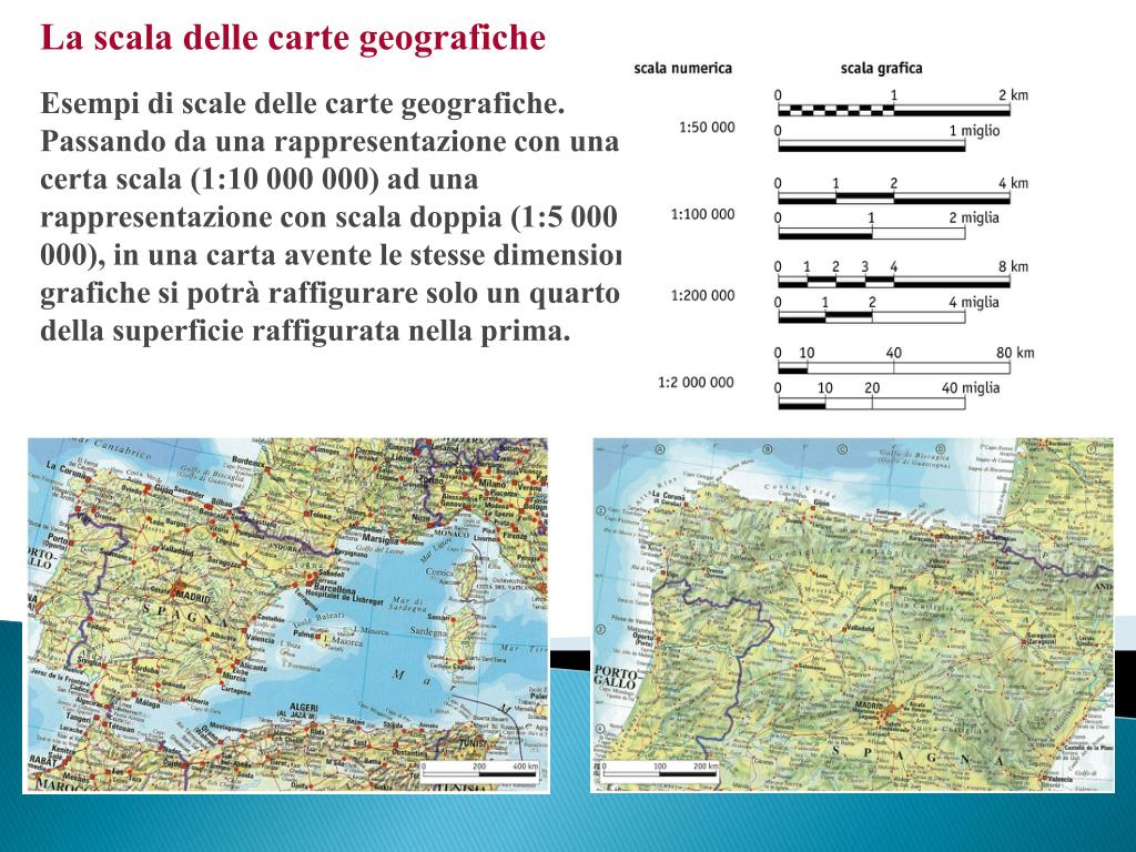 Pain Points De "Scala Carte" Scala Delle Carte Geografiche Cartina Italia