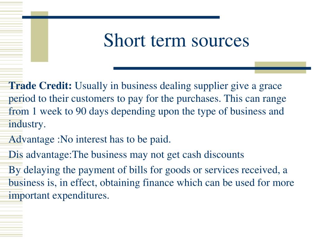 PPT Sources of Finance PowerPoint Presentation, free download ID