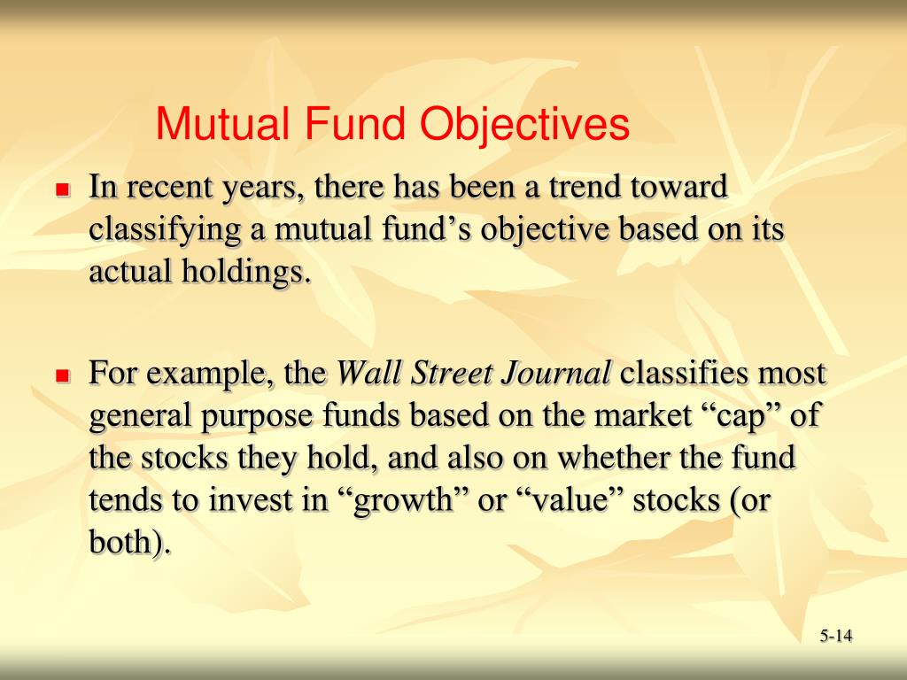 PPT Chapter 5 Mutual Funds PowerPoint Presentation, free download