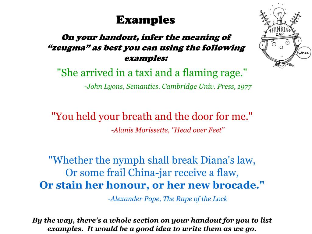 PPT What on Earth is a zeugma?! PowerPoint Presentation, free