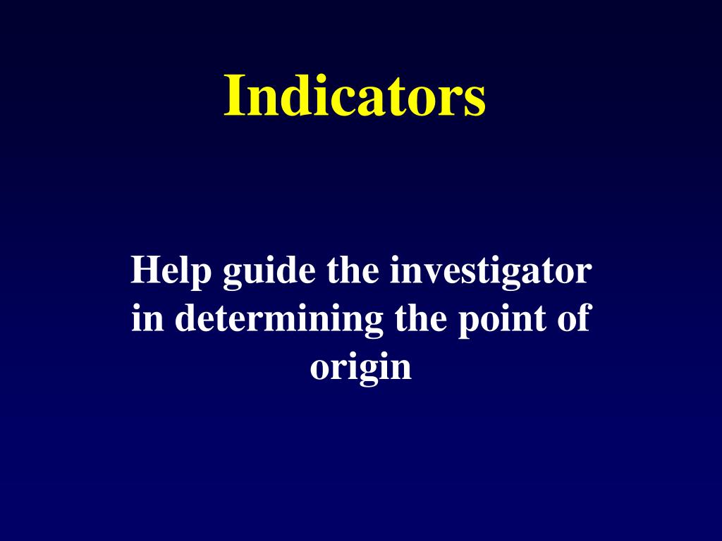 PPT Determining the Point of Origin PowerPoint Presentation, free