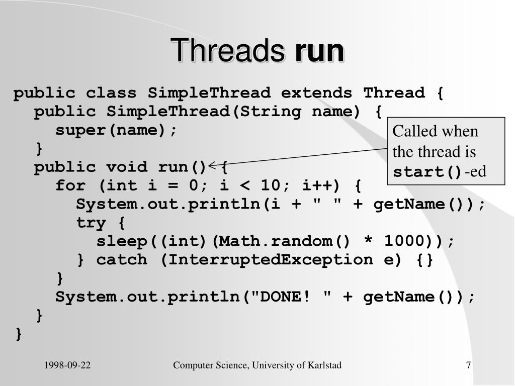 PPT Threads PowerPoint Presentation, free download ID6218081