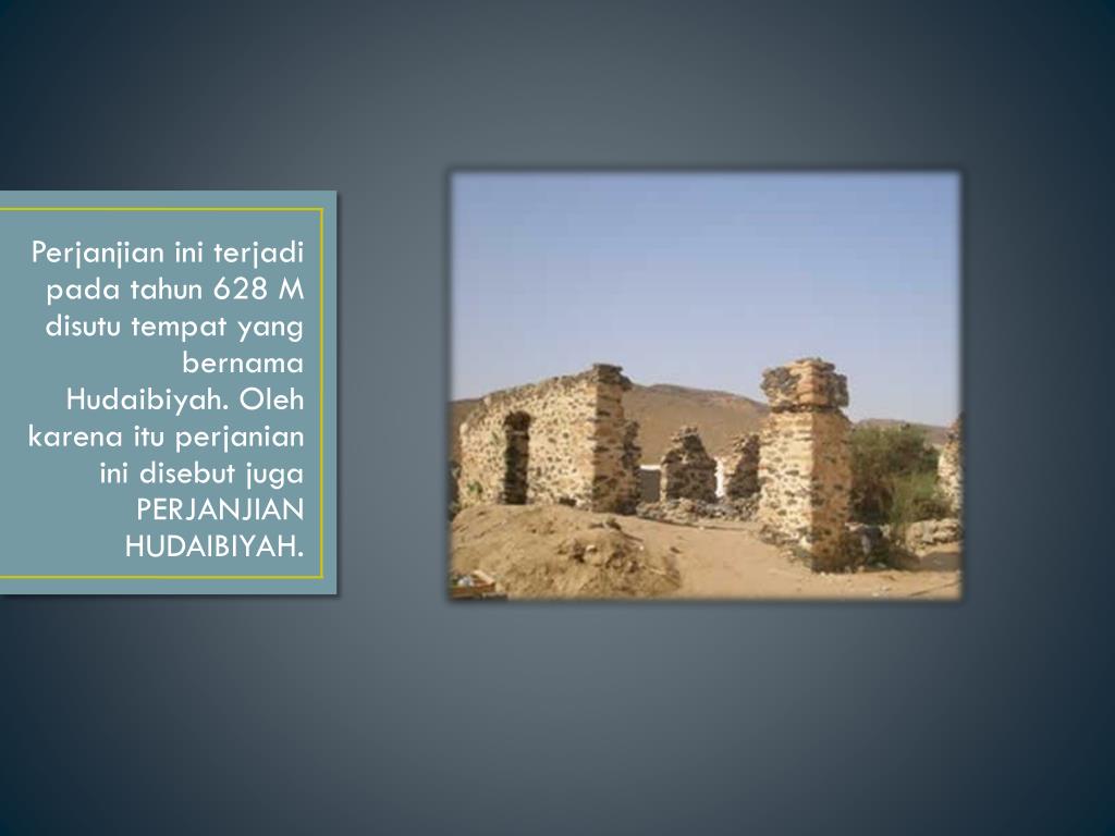 isi kandungan perjanjian hudaibiyah