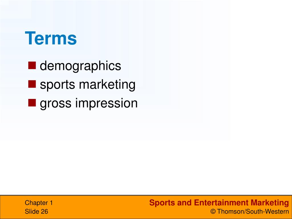 PPT What Is Sports and Entertainment Marketing? PowerPoint
