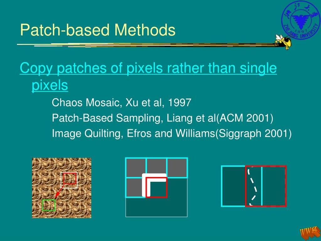 PPT Image Quilting for Texture Synthesis and Transfer PowerPoint