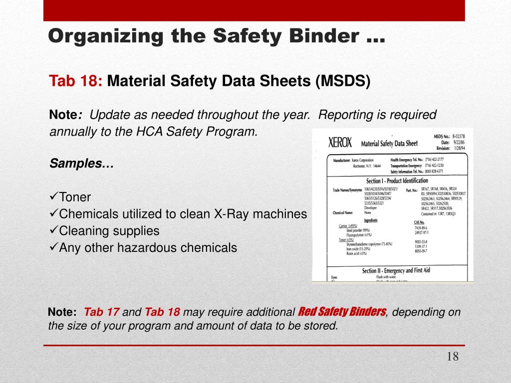 PPT Red Safety Binder PowerPoint Presentation, free download ID6224645
