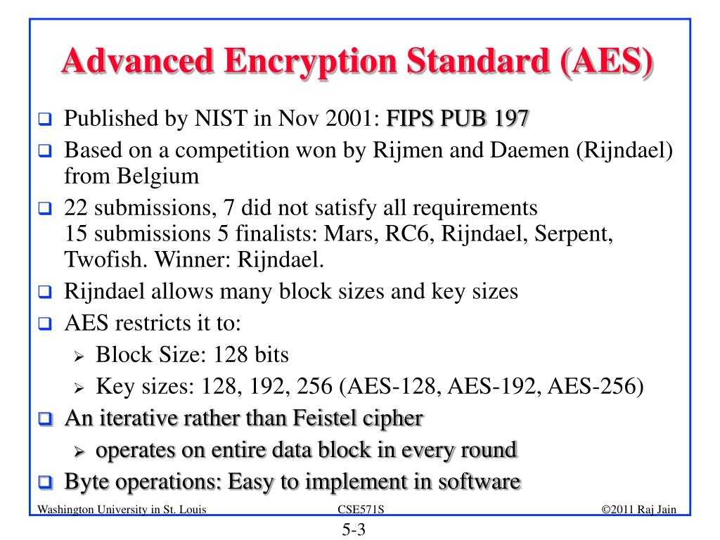 PPT Advanced Encryption Standard (AES) PowerPoint Presentation, free