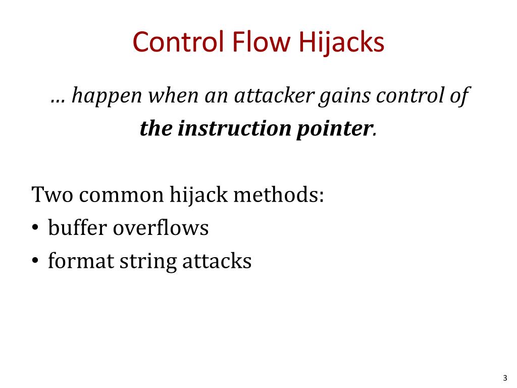 PPT Control Flow Hijack Defenses Canaries, DEP, and ASLR PowerPoint