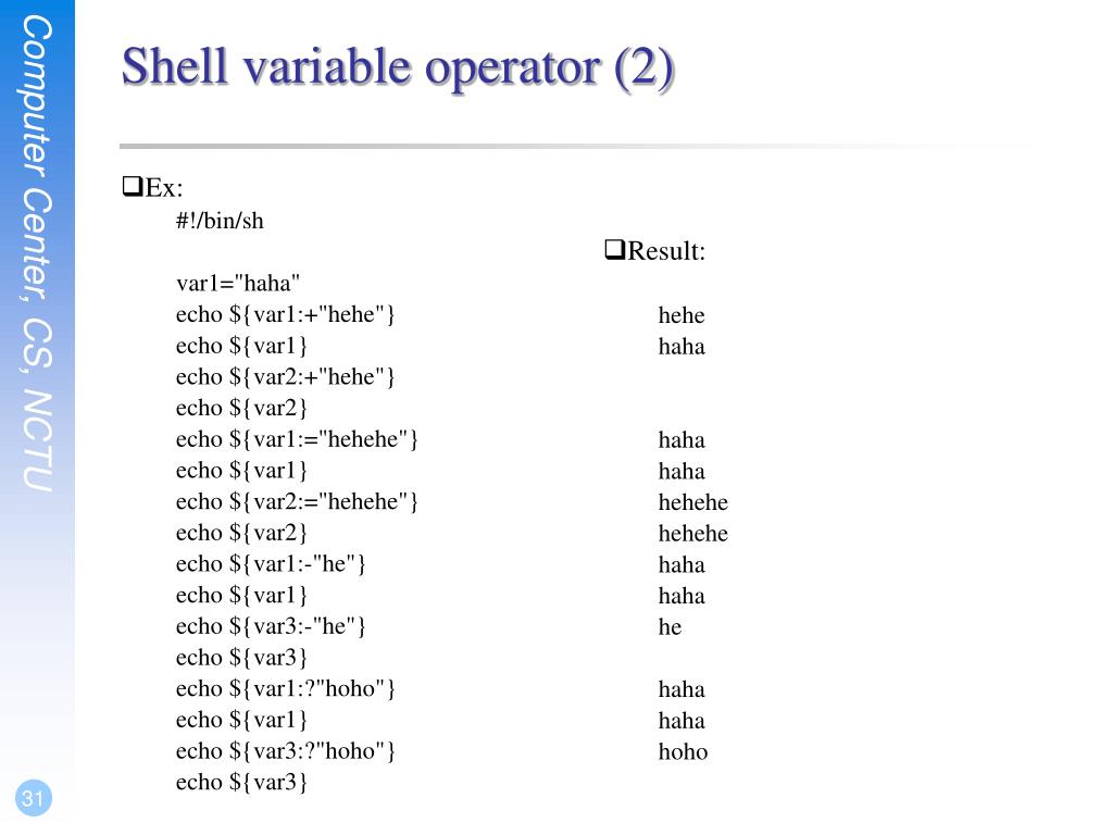 PPT Shell and Shell Programming PowerPoint Presentation, free