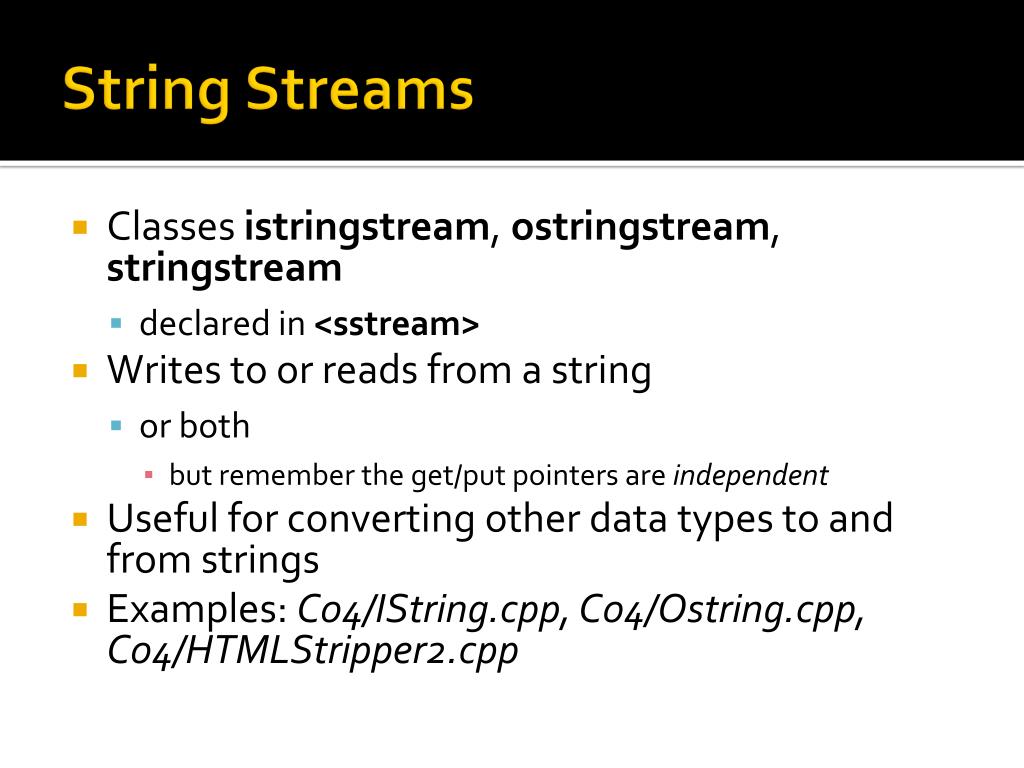PPT IOStreams PowerPoint Presentation, free download ID6230965
