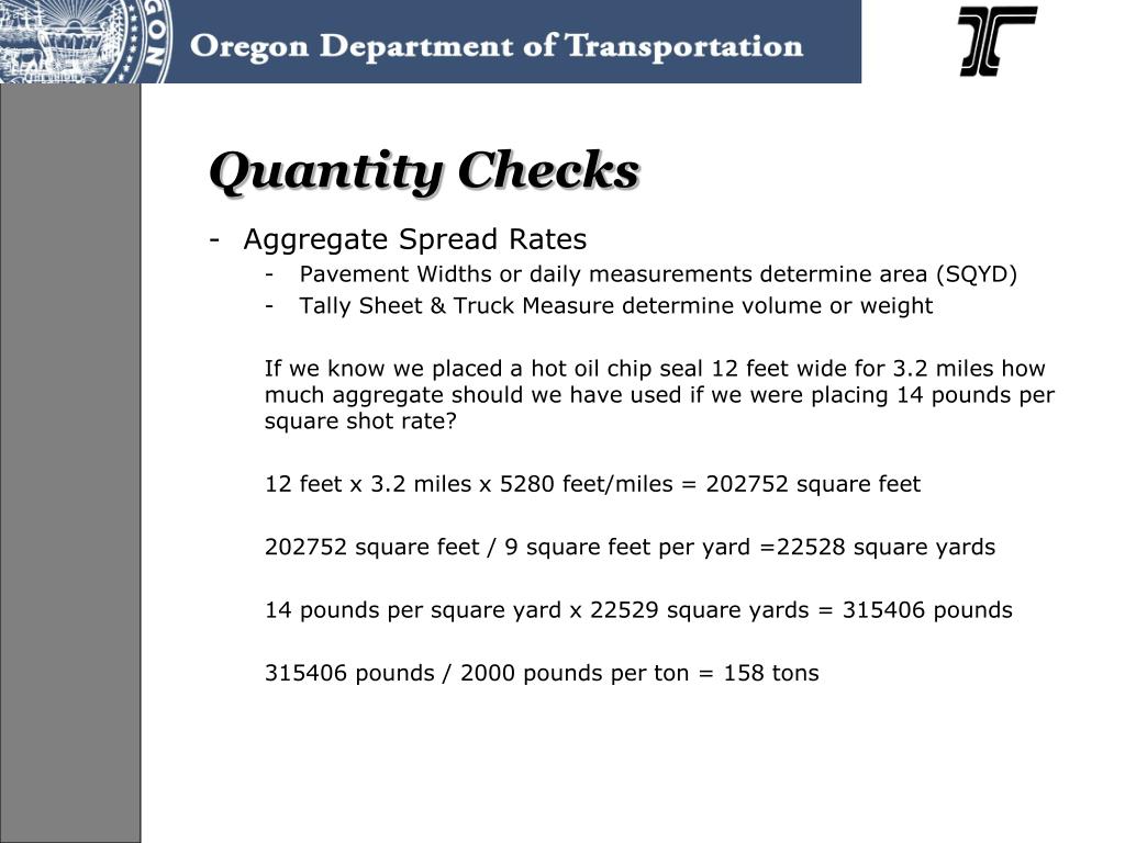 PPT 2014 Chip Seal Training Contract Administration Issues PowerPoint