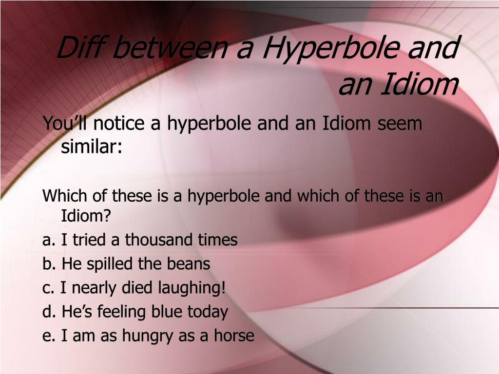 PPT Idioms PowerPoint Presentation, free download ID6233868
