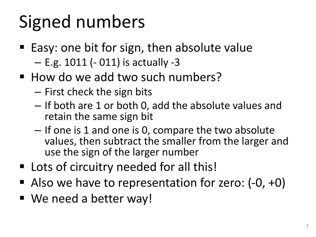 PPT Number Representation and Logic Design PowerPoint Presentation