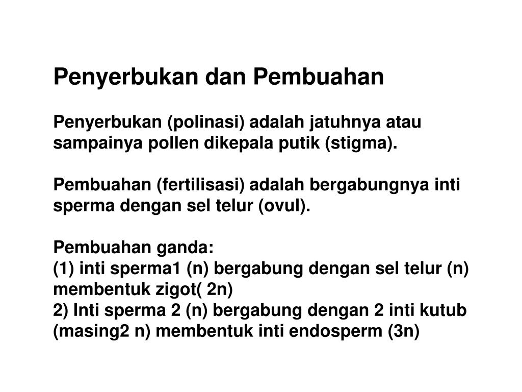 Bergabungnya Sel Sperma Dan Sel Telur Disebut Coba Sebutkan